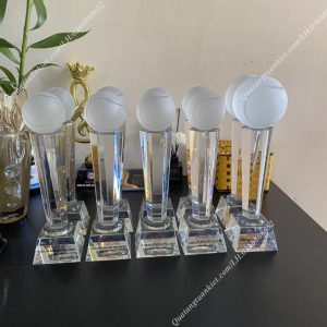 Cúp pha lê quả bóng tennis 3 xuong san xuat cup pha le tennis