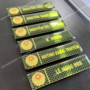 Bảng tên cài ngực kiểm lâm 1 the-ten-nhan-vien-kiem-lam