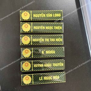 Bảng tên cài ngực kiểm lâm 3 xuong-san-xuat-bang-ten-kiem-lam